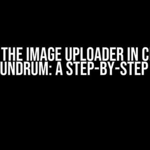 Solving the Image Uploader in CK Editor 4 Conundrum: A Step-by-Step Guide